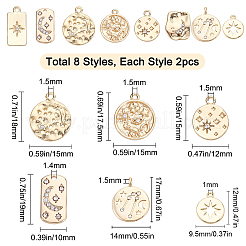 Подвески из сплава 16 шт. PALLOY-SC0003-77G