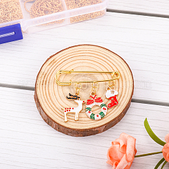 30шт 6 цвета железные английские булавки IFIN-CJ0001-56