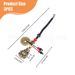 3 шт. латунные подвесные украшения AJEW-FH0004-89