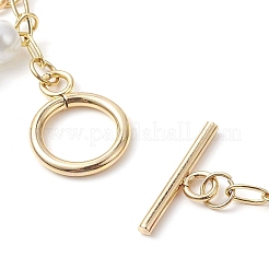 Браслеты с подвесками из сплава и эмали на рождественскую тематику для женщин BJEW-JB11111