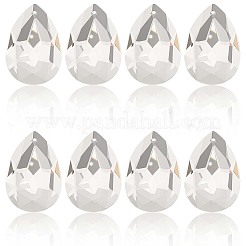 10шт прозрачные стеклянные подвески&nbsp;GLAA-SP0001-45B