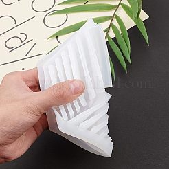 Полые шестиугольные коврики для чашки diy силиконовые Молды DIY-OC0003-13