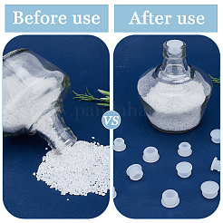 24шт. 4-х стильная силиконовая заглушка для бутылки AJEW-GF0008-11D