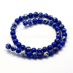 Синтетические имперские нитки из бисера яшмы&nbsp;G-I199-35-8mm-H