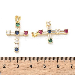 Латунные микро проложить кубического циркония подвески&nbsp;KK-P350-25G-01