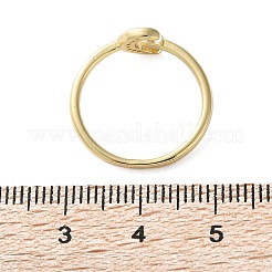 Регулируемые латунные кольца микро манжеты из прозрачного циркония ZIRC-Z002-09G