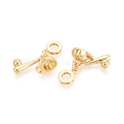 Латунь микропейв кубический цирконий европейские подвески с подвесками KK-N271-17G