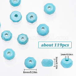 1 прядь натурального Говлит бисер прядь TURQ-SC0001-25