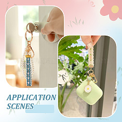 8 шт. 8-цветная подвеска-цветок из полиэстера в этническом стиле с жаккардом&nbsp;FIND-TA0004-53