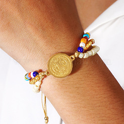 Браслеты из бисера и бусин из богемского стекла&nbsp;WR9292