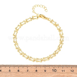 Браслеты из латунной цепочки для женщин&nbsp;BJEW-C140-26G