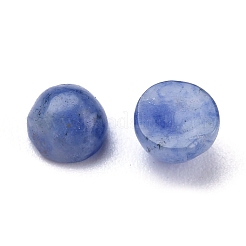 Natürliche blaue Fleck Jaspis Cabochons&nbsp;G-P393-R64-4MM