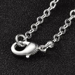 Латунные кабельные цепи ожерелья&nbsp;NJEW-JN01468-03