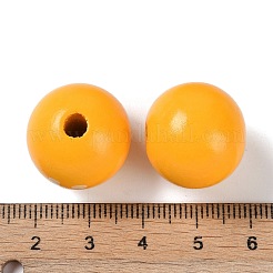 Perles européennes en bois imprimé thèmes animaux&nbsp;WOOD-M013-01A