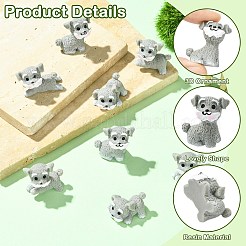 20 шт. 4 стиля мини-украшения для собак из смолы&nbsp;RESI-CJ0004-85