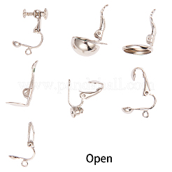 Фурнитура для сережек-клипс из латуни/железа KK-SC0001-05