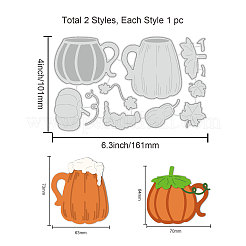 Осенние трафареты для резки углеродистой стали DIY-WH0309-1108