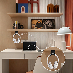 Настенная плавающая полка из АБС-пластика для наушников&nbsp;ODIS-WH0099-144A