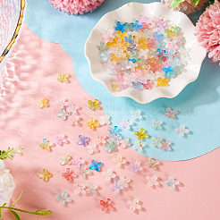 40 г двухцветных матовых акриловых бусин MACR-TA0002-33