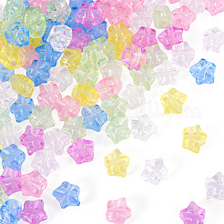100pcs perles acryliques transparentes&nbsp;TACR-TADJ0001-04