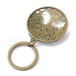 Брелок для ключей из натурального ляпис-лазури&nbsp;KEYC-JKC00845