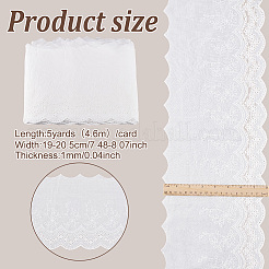 5 ярд хлопковой ленты с цветочной вышивкой OCOR-GO0001-24