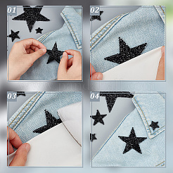 38 шт. 5-х видов звездочек из термопластичной смолы PATC-PH0001-06