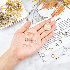 Сплавочные застежка тоггл тибетского стиля TIBE-FH0001-05-RS