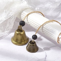 2 decoración colgante de campana de hierro de 2 estilos.&nbsp;HJEW-JM02178
