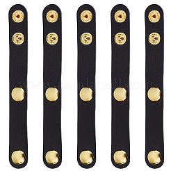 5 Stück verstellbare Schnallen zum Verkürzen von Taschengurten aus Lederlegierung&nbsp;DIY-CL0001-67A