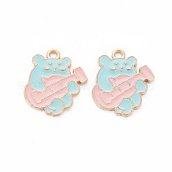 Подвески из эмали и сплава&nbsp;ENAM-N054-65B-NR