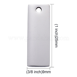 Anlaufgeschützte Anhänger aus Edelstahl 304&nbsp;LS-STAS-I140-22B