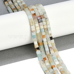 Натуральный цветок амазонитовые бусины пряди G-B129-A15-01