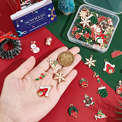 Подвески из сплава эмали 56шт 14 стиля ENAM-SC0003-71