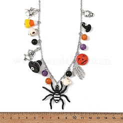 Colliers plastron à pendentifs multiples en alliage&nbsp;NJEW-TA00276