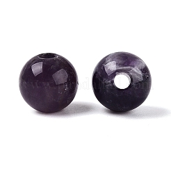 天然石アメジストビーズ  スムーズなラウンド  12x11~11.5mm  穴：3mm&nbsp;G-Q602-08C-11