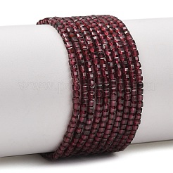 Classificare fili di perline di granato naturale&nbsp;G-P457-B01-39