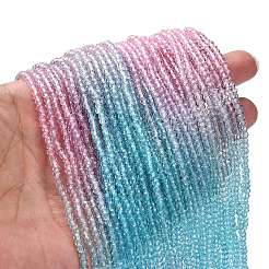 Прозрачные окрашенные стеклянные бусины DGLA-A034-T2mm-A22