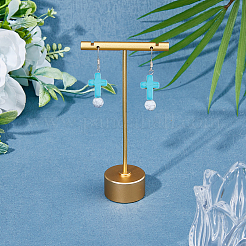 6 нити 3 стилей синтетические бирюзовые бусины нити TURQ-DC0001-04C