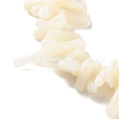 Ожерелья из бисера в стиле бохо из синтетического коралла NJEW-H047-11G