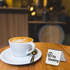 201 знак из нержавеющей стали о запрете курения&nbsp;AJEW-CP0010-35A