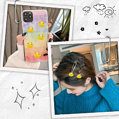 Кабошоны из непрозрачной смолы&nbsp;RESI-SC0002-63