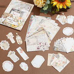 1 lot de blocs de papier pour scrapbooking&nbsp;DIY-SP0007-93B