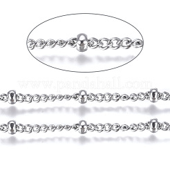 Устойчивые к потускнению 3.28 фут 304 нержавеющая сталь витые цепи панцирная цепь X-CHS-K008-11B