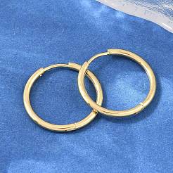 Orecchini a cerchio huggie in acciaio inossidabile 304&nbsp;SA-CBA02E8-11G