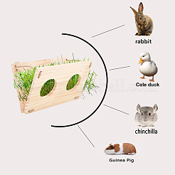 Стойка для кормления сена для кроликов AJEW-WH0119-94