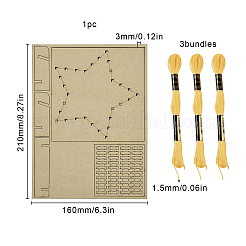 1 набор для самостоятельного создания нитяного искусства для детей DIY-GF0004-28A