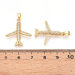 Ottone micro spianare pendenti zirconi&nbsp;KK-T070-83G