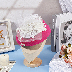 Шерстяной французский берет для женщин AJEW-WH0470-81B