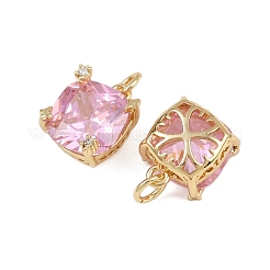 Латунь прокладывает кубические циркониевые прелести KK-L241-01G-03